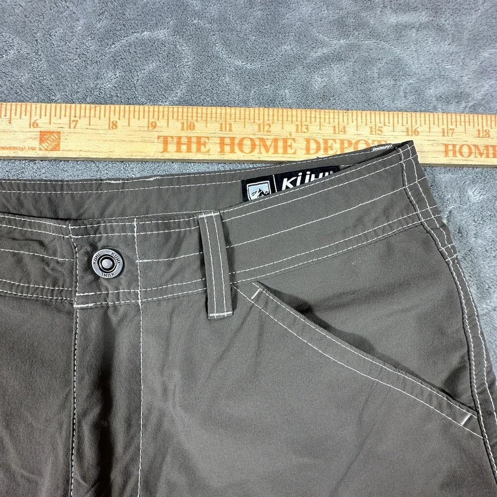 Kuhl Mens Renegade Outdoor Hiking Performance Stretch Cargo Shorts 32 X 12 Brown